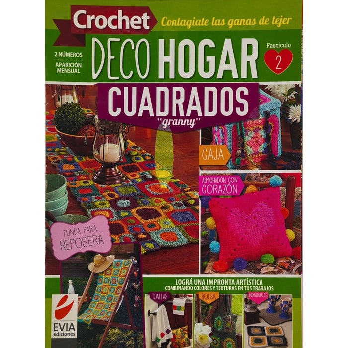 Revista Deco Hogar Crochet Cuadrados 2