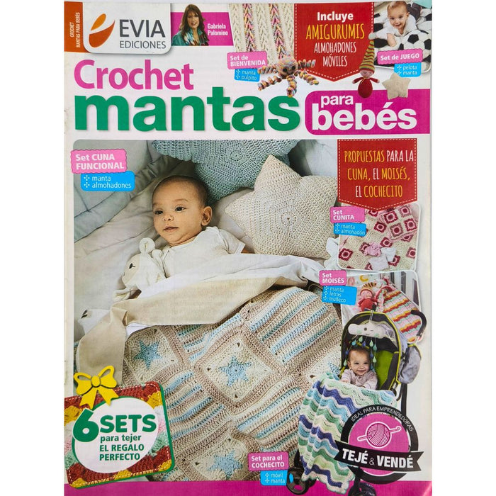 Revista Crochet Mantas para Bebés