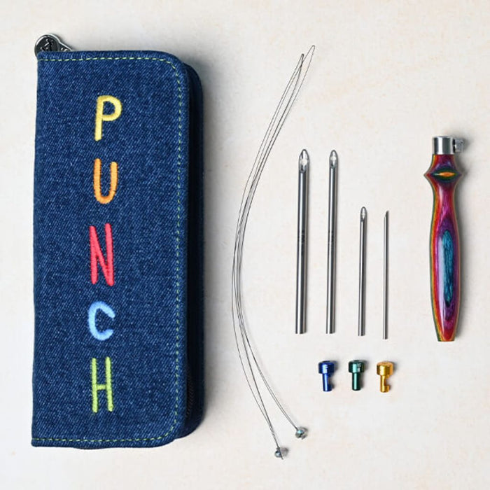 Set de Punch Needle (Aguja mágica) Vibrant de KnitPro